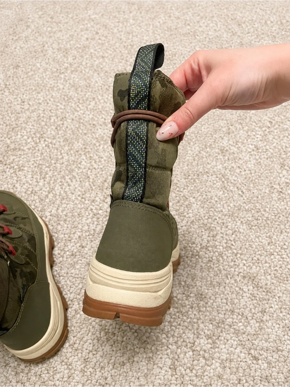 Women’s Muck Nomadic Sport AGAT Lace Boots, Olive/Camo, W6